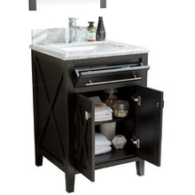 Load image into Gallery viewer, LAVIVA 313YG319-24E-BW Wimbledon - 24 - Espresso Cabinet + Black Wood Counter