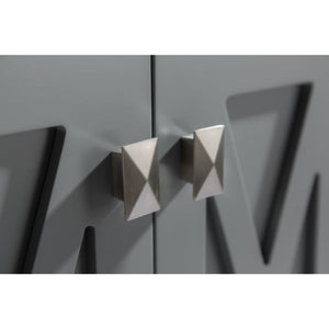 LAVIVA 313YG319-24G-MW Wimbledon - 24 - Grey Cabinet + Matte White VIVA Stone Solid Surface Countertop