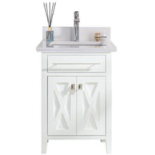 Load image into Gallery viewer, LAVIVA 313YG319-24W-WQ Wimbledon - 24 - White Cabinet + White Quartz Counter
