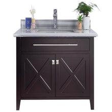 Load image into Gallery viewer, LAVIVA 313YG319-36B-WS Wimbledon - 36 - Brown Cabinet + White Stripes Counter