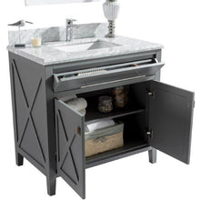 Load image into Gallery viewer, LAVIVA 313YG319-36G-WC Wimbledon - 36 - Grey Cabinet + White Carrera Counter