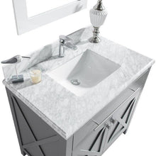 Load image into Gallery viewer, LAVIVA 313YG319-36G-WC Wimbledon - 36 - Grey Cabinet + White Carrera Counter