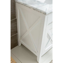 Load image into Gallery viewer, LAVIVA 313YG319-36W-WS Wimbledon - 36 - White Cabinet + White Stripes Counter