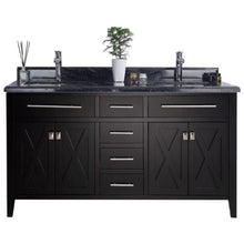 Load image into Gallery viewer, LAVIVA 313YG319-60E-BW Wimbledon - 60 - Espresso Cabinet + Black Wood Counter