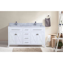 Load image into Gallery viewer, LAVIVA 313YG319-60W-WC Wimbledon - 60 - White Cabinet + White Carrera Counter