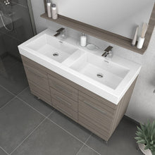 Load image into Gallery viewer, Alya Bath AT-8048-G-D Ripley 48 inch Gray Double Vanity with Sink