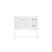Load image into Gallery viewer, Alya Bath HE-102-36-W Wilmington 36 inch Vanity WHITE with No Top