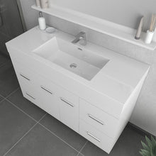 Load image into Gallery viewer, Alya Bath AT-8042-W Ripley 47 inch White Vanity with Sink