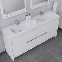 Load image into Gallery viewer, Alya Bath AB-MD672-W Sortino 72 inch Modern Bathroom Vanity, White