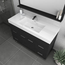 Load image into Gallery viewer, Alya Bath AT-8042-B Ripley 47 inch Black Vanity with Sink