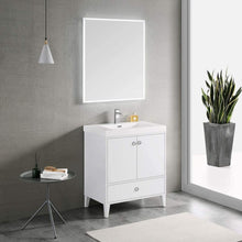 Load image into Gallery viewer, Blossom 023 30 01 A Lyon 30 Inch Vanity with Acrylic Sink - White