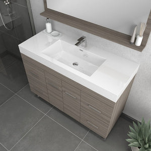 Alya Bath AT-8042-G Ripley 47 inch Gray Vanity with Sink