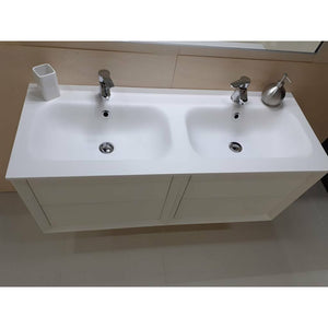 Lucena Bath 30762-01/grey 80" White and Grey Vision Double Vanity