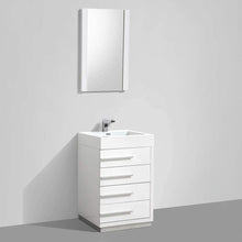 Load image into Gallery viewer, Blossom 005 30 01 A Barcelona 30 Inch Vanity with Acrylic Sink - White