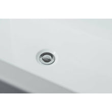 Load image into Gallery viewer, Lexora LD900363A1C0000 Melina 63&quot; Free Standing Acrylic Bathtub w/ Chrome Drain