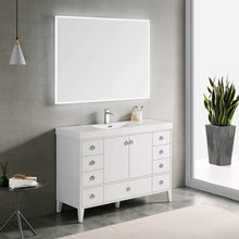 Load image into Gallery viewer, Blossom 023 48 01S A Lyon 48 Inch Vanity with Acrylic Single Sink - White