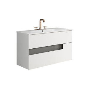 Lucena Bath 3069-01/grey 32" White and Grey Vision Vanity