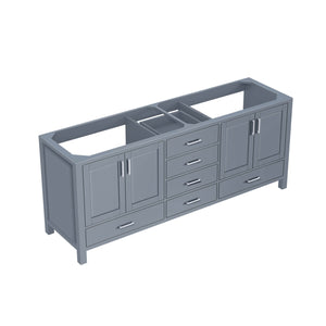 Lexora LJ342280DB00000 Jacques 80" Dark Grey Vanity Cabinet Only