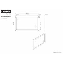 Load image into Gallery viewer, LAVIVA 313FF-4830MG Fully Framed 48&quot; Maple Grey Mirror