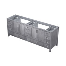 Load image into Gallery viewer, Lexora LJ342284DD00000 Jacques 84&quot; Distressed Grey Vanity Cabinet Only