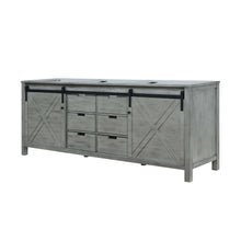 Load image into Gallery viewer, Lexora LM342284DH00000 Marsyas 84&quot; Ash Grey Vanity Cabinet Only