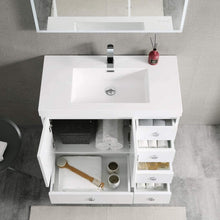 Load image into Gallery viewer, Blossom 023 36 01 A Lyon 36 Inch Vanity with Acrylic Sink - White