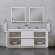 Load image into Gallery viewer, Alya Bath AB-MD672-W Sortino 72 inch Modern Bathroom Vanity, White