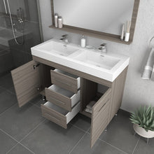 Load image into Gallery viewer, Alya Bath AT-8048-G-D Ripley 48 inch Gray Double Vanity with Sink