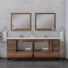 Load image into Gallery viewer, Alya Bath AB-MD684-RW Sortino 84 inch Modern Bathroom Vanity, Rosewood