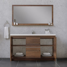 Load image into Gallery viewer, Alya Bath AB-MD660S-RW Sortino 60 Single inch Modern Bathroom Vanity, Rosewood