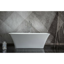 Load image into Gallery viewer, Lexora LD901167A1C0000 Vinter 67&quot; Free Standing Acrylic Bathtub w/ Chrome Drain