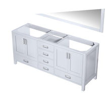 Load image into Gallery viewer, Lexora LJ342272DA00M70 Jacques 72&quot; White Double Vanity, no Top and 70&quot; Mirror