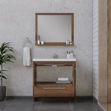 Load image into Gallery viewer, Alya Bath AB-MD636-RW Sortino 36 inch Modern Bathroom Vanity, Rosewood