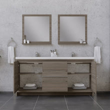 Load image into Gallery viewer, Alya Bath AB-MD672-G Sortino 72 inch Modern Bathroom Vanity, Gray
