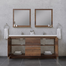 Load image into Gallery viewer, Alya Bath AB-MD672-RW Sortino 72 inch Modern Bathroom Vanity, Rosewood