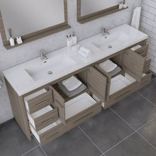 Load image into Gallery viewer, Alya Bath AB-MD684-G Sortino 84 inch Modern Bathroom Vanity, Gray