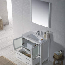 Load image into Gallery viewer, Blossom 001 36 01 C M Sydney 36 Inch Vanity with Ceramic Sink &amp; Mirror - White