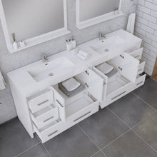 Load image into Gallery viewer, Alya Bath AB-MD684-W Sortino 84 inch Modern Bathroom Vanity, White