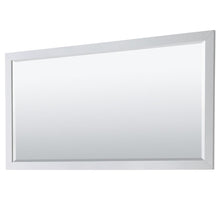 Load image into Gallery viewer, Wyndham Collection WCV252580DWGC2UNSM70 Daria 80 Inch Double Bathroom Vanity in White, Light-Vein Carrara Cultured Marble Countertop, Undermount Square Sinks, 70 Inch Mirror, Brushed Gold Trim