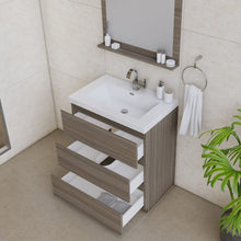 Load image into Gallery viewer, Alya Bath AB-MOA30-G Paterno 30 inch Modern Freestanding Bathroom Vanity, Gray