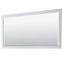 Load image into Gallery viewer, Wyndham Collection WCV252572DWGC2UNSM70 Daria 72 Inch Double Bathroom Vanity in White, Light-Vein Carrara Cultured Marble Countertop, Undermount Square Sinks, 70 Inch Mirror, Brushed Gold Trim
