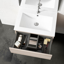 Load image into Gallery viewer, Lucena Bath 30682 64&quot; Canela and Black Vision Double Vanity