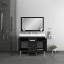 Load image into Gallery viewer, Alya Bath AT-8048-B-D Ripley 48 inch Black Double Vanity with Sink