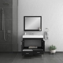 Load image into Gallery viewer, Alya Bath AT-8089-B Ripley 36 inch Black Vanity with Sink