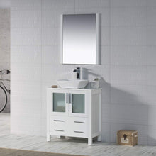 Load image into Gallery viewer, Blossom 001 30 01 V Sydney 30 Inch Vanity with Ceramic Vessel Sink - White