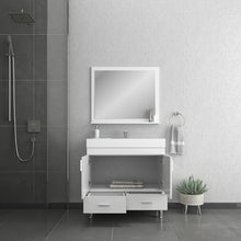 Load image into Gallery viewer, Alya Bath AT-8089-W Ripley 36 inch White Vanity with Sink