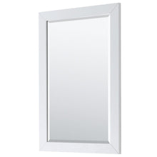 Load image into Gallery viewer, Wyndham Collection WCV252560DWGWCUNSM24 Daria 60 Inch Double Bathroom Vanity in White, White Cultured Marble Countertop, Undermount Square Sinks, 24 Inch Mirrors, Brushed Gold Trim