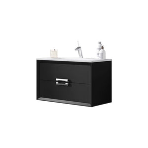 Lucena Bath 4255 32" Black Décor Tirador Vanity