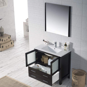 Blossom 001 36 02 C Sydney 36 Inch Vanity with Ceramic Sink - Espresso