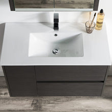 Load image into Gallery viewer, Blossom 016 36 16 C MC Valencia 36 Inch Vanity with Ceramic Sink &amp; Medicine Cabinet - Silver Grey